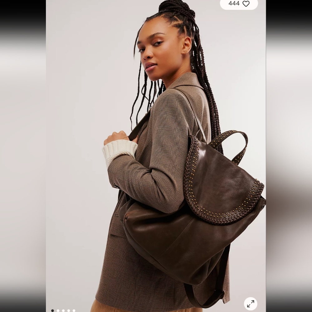 Free People Portia Leather Backpack